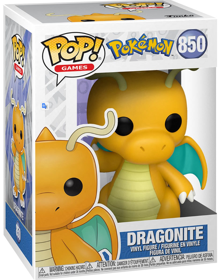 Funko Pop! Games: Pokemon - Dragonite #850