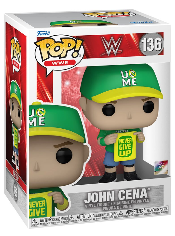 Funko POP! WWE: WWE - John Cena (Never Give Up) #136