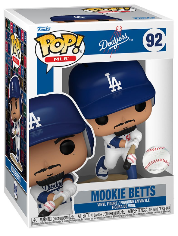 Funko POP! MLB: Dodgers - Mookie Betts #92