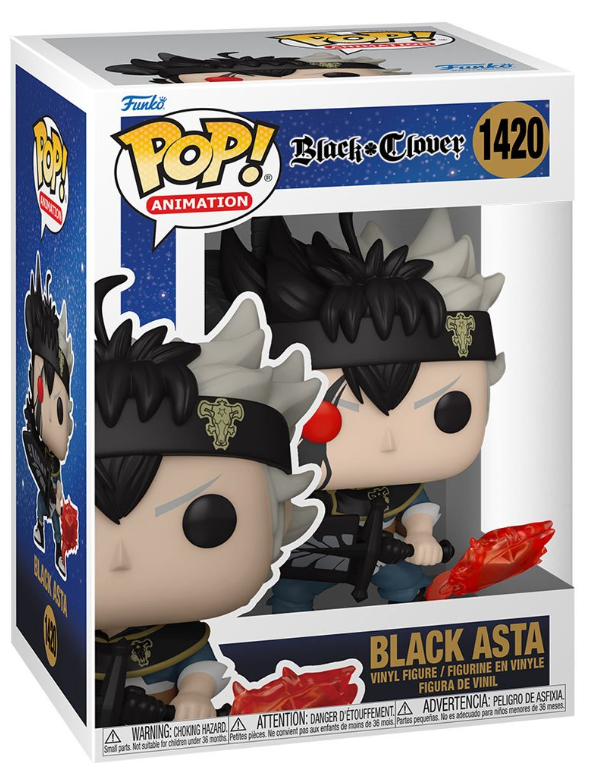 Funko POP! Animation: Black Clover - Black Asta #1420