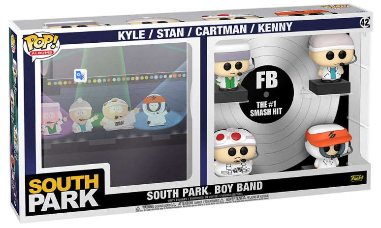 Funko POP! Albums: South Park - South Park Boyband #42 (With Case)