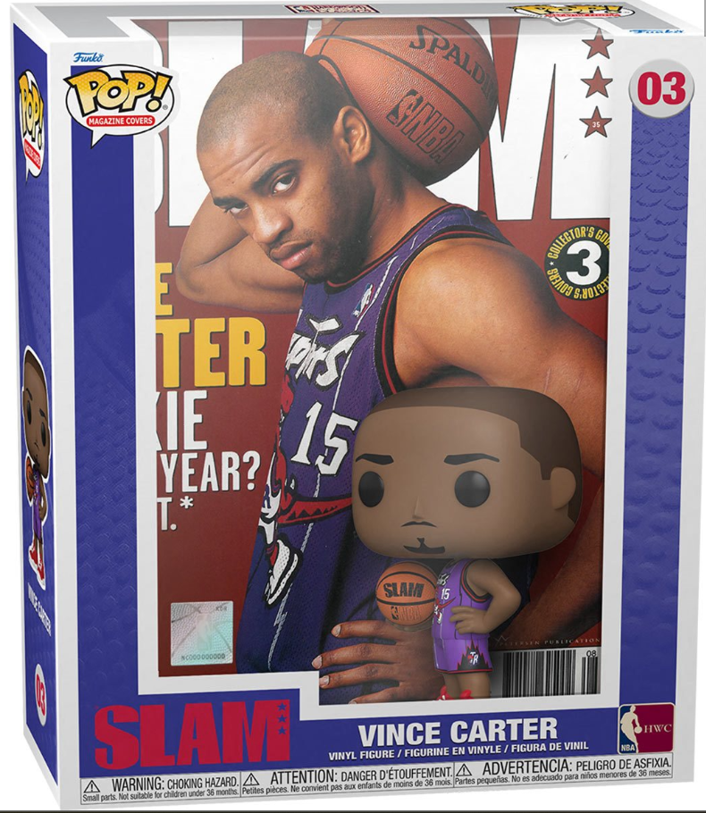 Funko POP! Magazine Covers: SLAM - Vince Carter #03 (With Case)