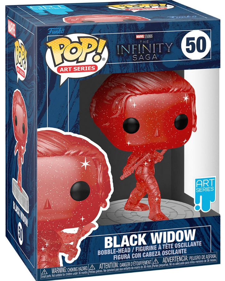 Funko POP! Art Series: The Infinity Saga - Black Widow #50 (Red)