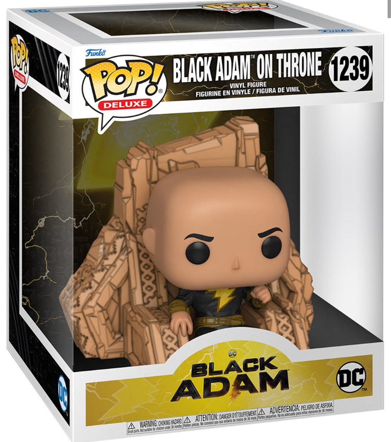 Funko POP! Deluxe: Black Adam - Black Adam on Throne #1239