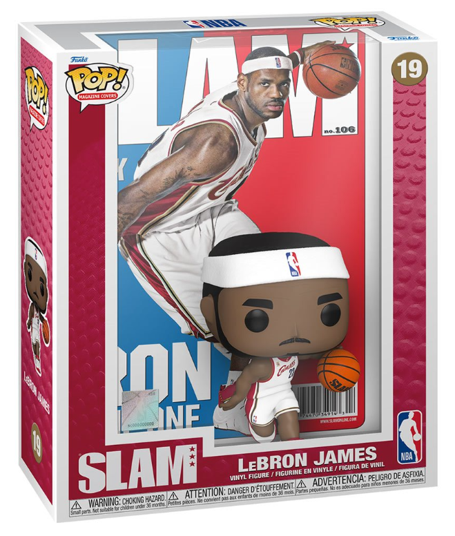Funko POP! Magazine Covers: SLAM - LeBron James #19 (With Case)