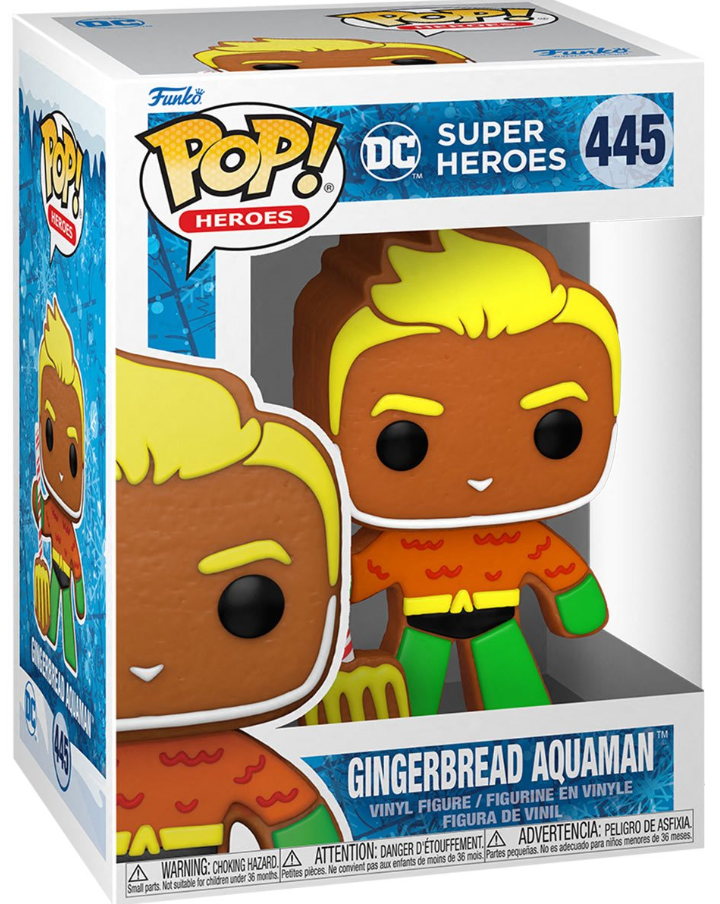 Funko POP! Heroes: DC Super Heroes - Gingerbread Aquaman #445