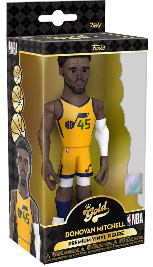 Funko: Gold - Donovan Mitchell (NBA) (Utah Jazz) (Premium) (Chase) 5-inch