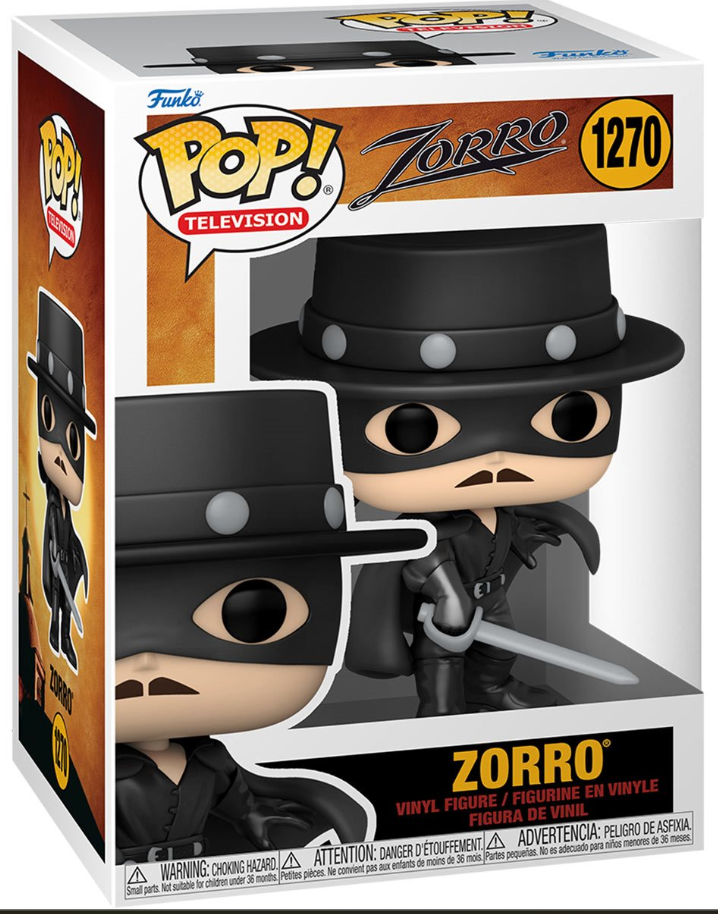 Funko POP! Television: Zorro - Zorro #1270 (65th Anniversary)