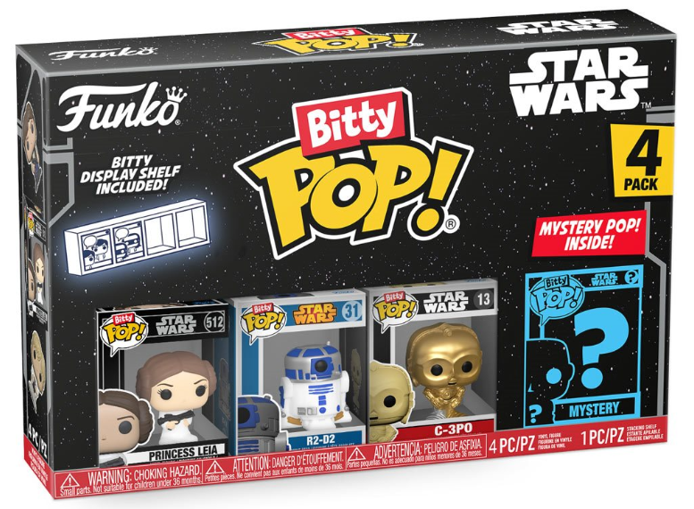 Funko Bitty POP!: Star Wars - Princess Leia Mini-Figure 4-Pack