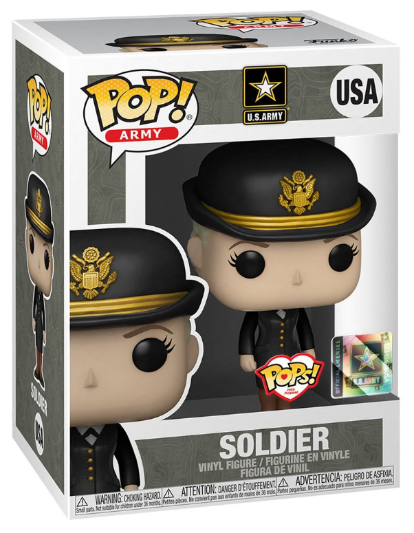 Funko POP! Army: U.S. Army - Soldier (Caucasian Female) (Pops with Purpose)