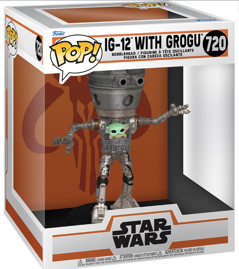 Funko POP!: Star Wars - IG-12 with Grogu #720