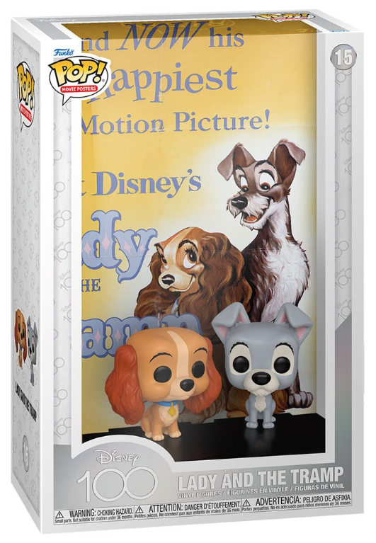 Funko POP! Movie Posters: Disney 100 - Lady and the Tramp #15 (with Case)