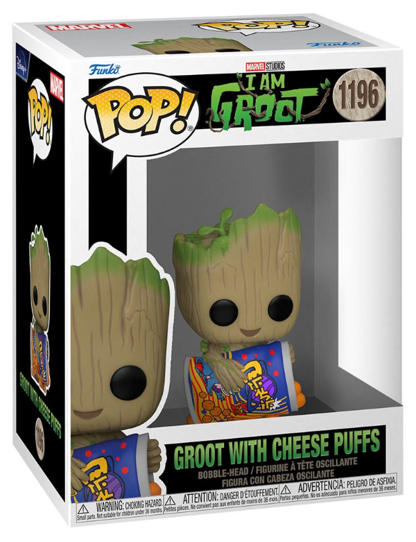 Funko POP!: I Am Groot - Groot with Cheese Puffs #1196