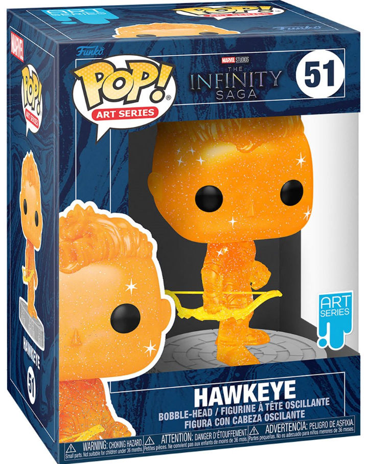 Funko POP! Art Series: The Infinity Saga - Hawkeye #51 (Orange)