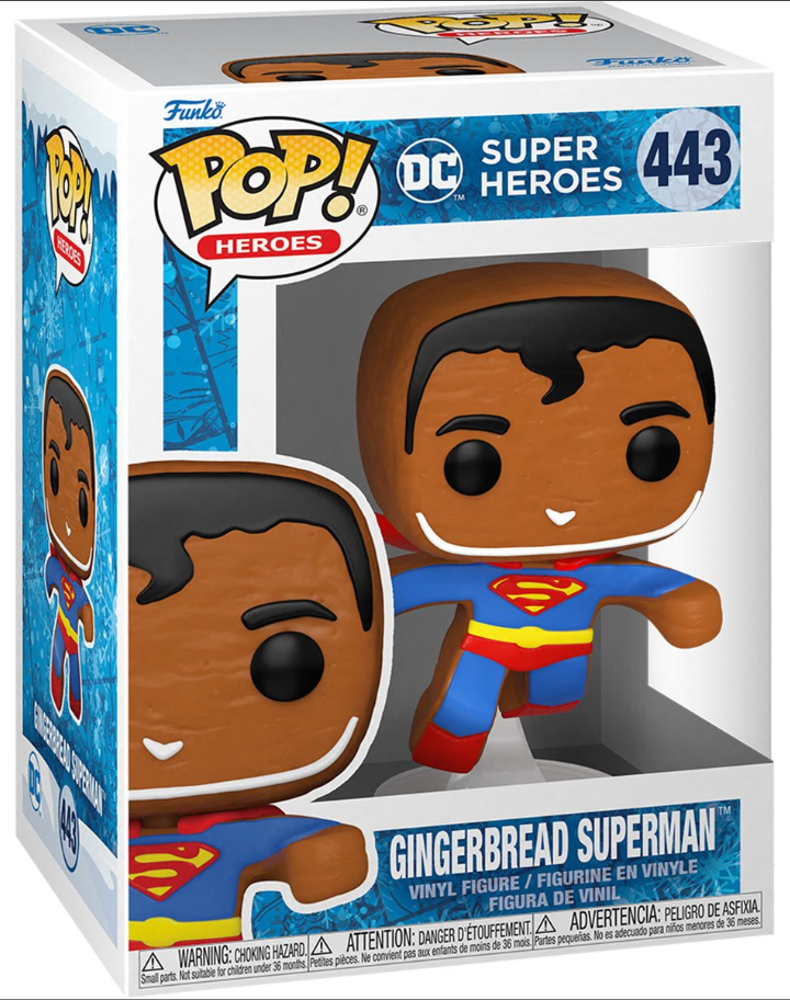 Funko POP! Heroes: DC Super Heroes - Gingerbread Superman #443