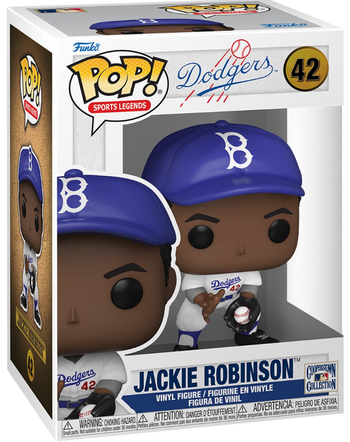 Funko POP! Sports Legends: Dodgers - Jackie Robinson #42 (Limited Chase Edition)