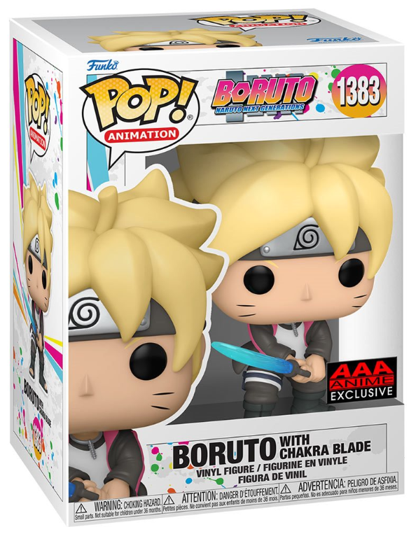 Funko POP! Animation: Boruto Naruto Next Generations - Boruto with Chakra Blade #1383 (AAA Anime Exclusive) (Limited Glow Chase Edition)