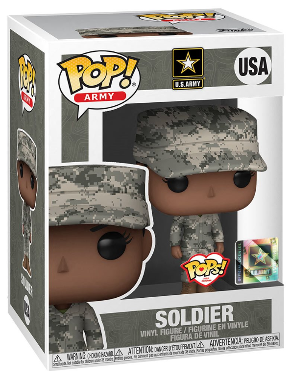 Funko POP! Army: U.S. Army - Soldier (African American Female) (Pops with Purpose)