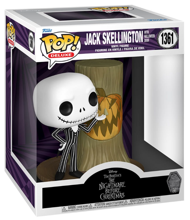 Funko POP! Deluxe: The Nightmare Before Christmas - Jack Skellington with Halloween Door #1361 (30th Anniversary)