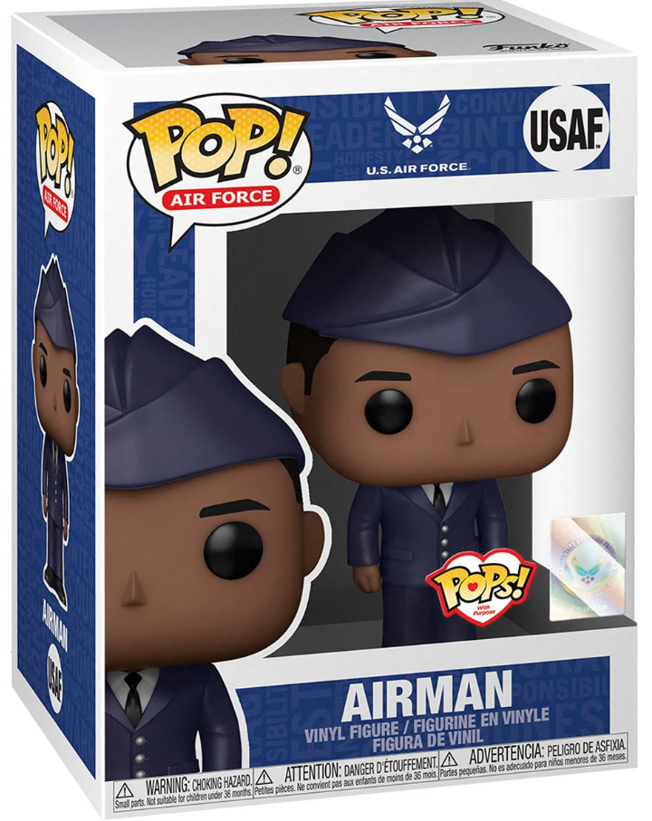 Funko POP! Air Force: U.S. Air Force - Airman (African-American) (Pops with Purpose)