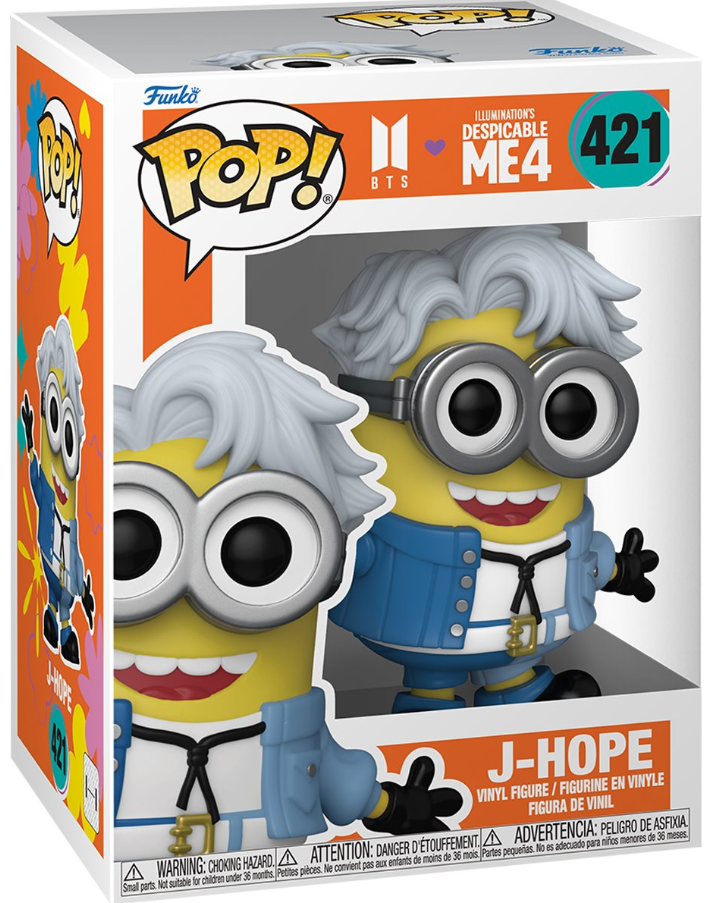 Funko POP!: Despicable Me 4 x BTS - J-Hope (Minion) #421