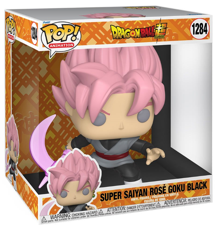 Funko POP! Animation: Dragon Ball Super - Super Saiyan Rose Goku Black #1284 (with Scythe) (10-Inch)