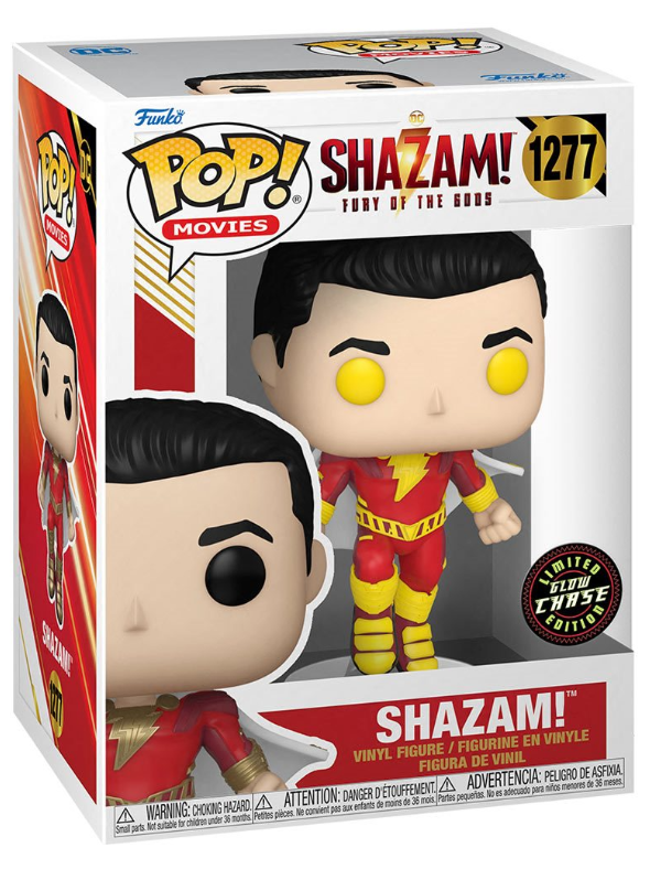 Funko POP! Movies: Shazam! Fury of the Gods - Shazam  #1277 (Limited Glow Chase Edition)