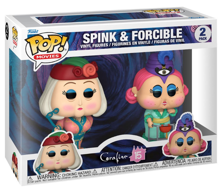 Funko POP! Movies: Coraline 15 - Spink and Forcible 2-Pack