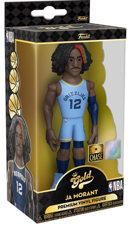 Funko: Gold - Ja Morant (NBA) (Memphis Grizzlies) (Premium) (Chase) 5-inch
