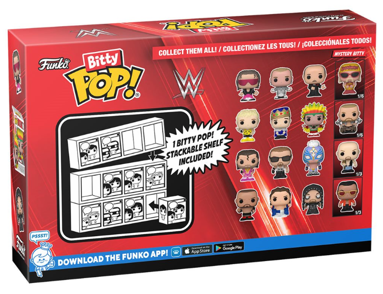 Funko Bitty POP!: WWE - Undertaker Mini-Figure 4-Pack