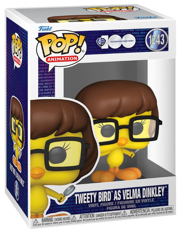 Funko POP! Animation: Warner Bros 100 - Tweety Bird as Velma Dinkley #1243