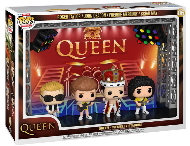 Funko POP! Deluxe Moments: Queen - Queen Wembley Stadium #06 (With Case)