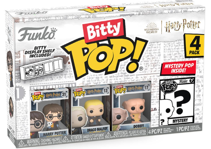 Funko Bitty POP!: Harry Potter - Harry Mini-Figure 4-Pack