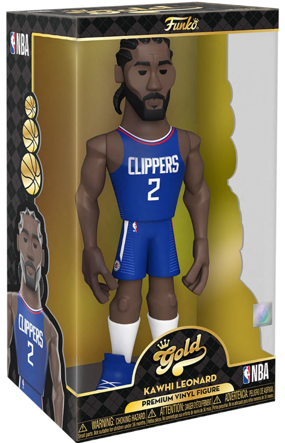 Funko: Gold - Kawhi Leonard (NBA) (Los Angeles Clippers) (Premium) (Chase) 12-inch