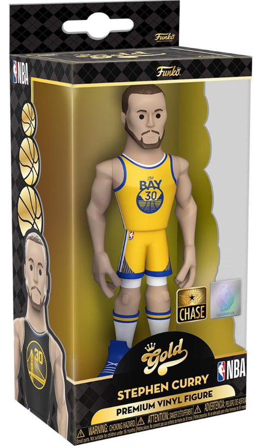 Funko: Gold - Stephen Curry (NBA) (Golden State Warriors) (Premium) (Chase) 5-inch