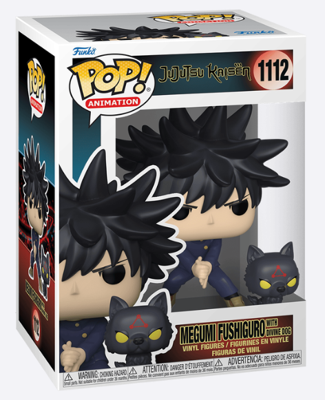 Funko POP! Animation: Jujutsu Kaisen - Megumi Fushiguro with Divine Dog #1112