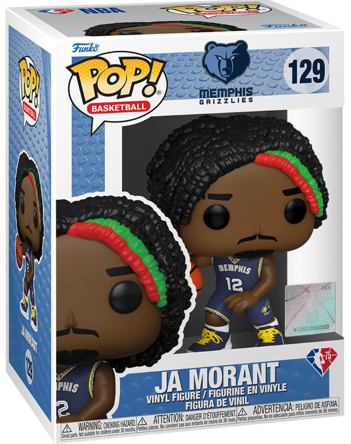 Funko POP! Basketball: Memphis Grizzlies - Ja Morant #129 (City Edition 2021)