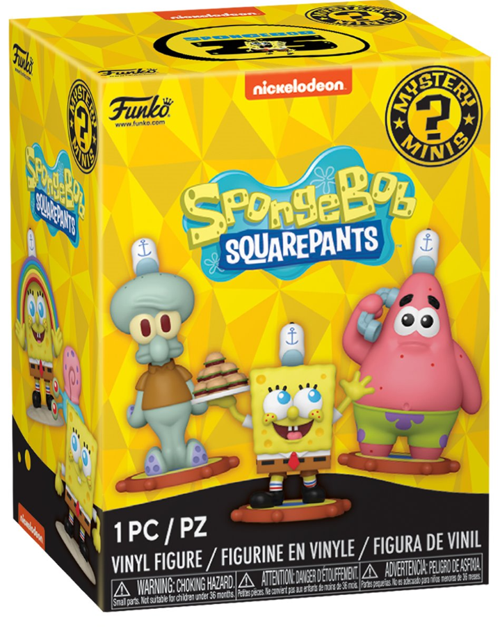 Funko POP!: SpongeBob SquarePants 25th Anniversary - Mini-Figure Master Carton of 72 (Mystery Minis)