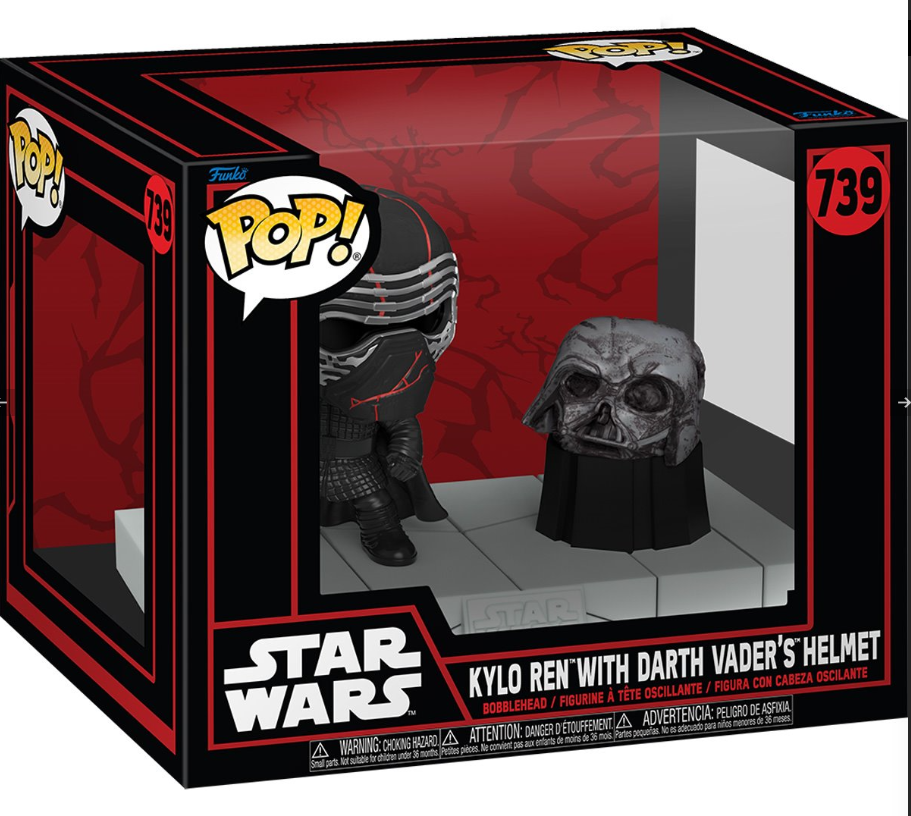 Funko POP!: Star Wars - Kylo Ren with Darth Vader's Helmet #739 (Dark Side)