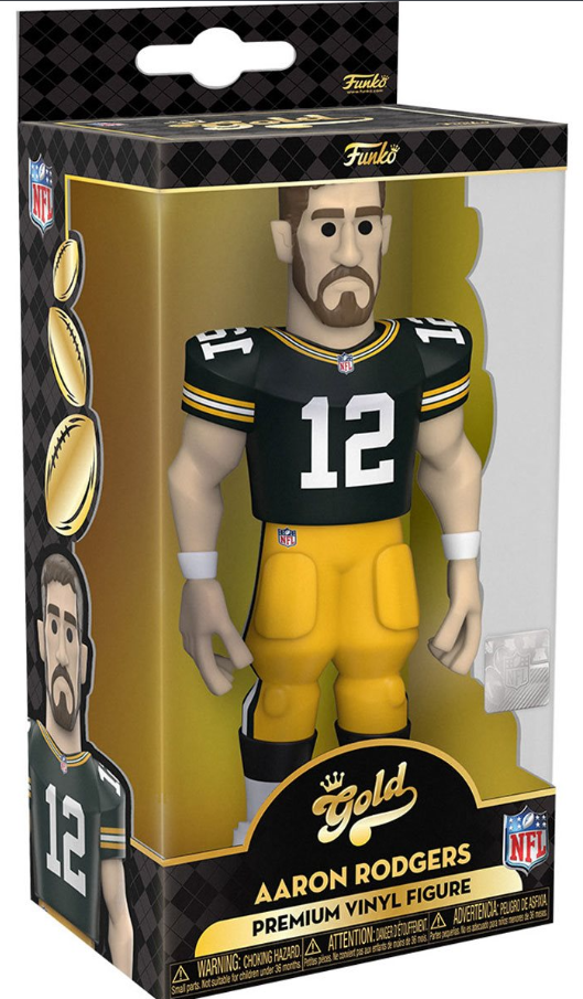 Funko: Gold - Aaron Rodgers (NFL) (Packers) (Premium) (Chase) 5-inch