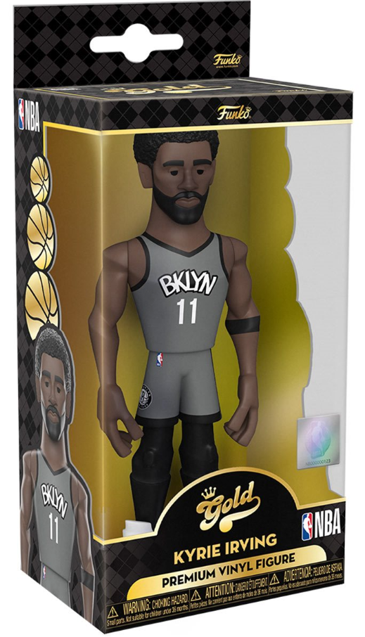 Funko: Gold - Kyrie Irving (NBA) (Brooklyn Nets) (Premium) (Chase) 5-inch