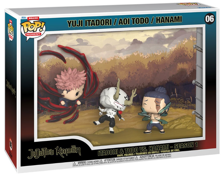 Funko Deluxe POP! Moment: Jujutsu Kaisen - Itadori & Todo vs. Hanami #06 (Season 1)