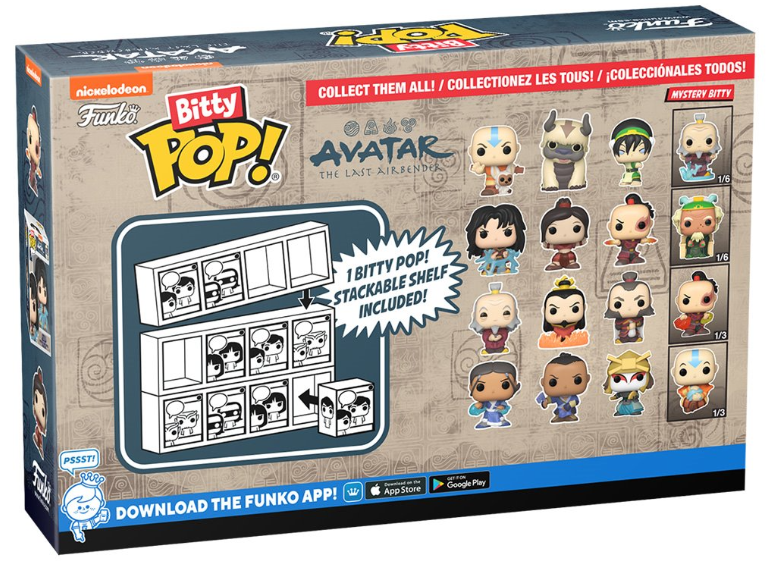 Funko Bitty POP!: Avatar the Last Airbender - Iroh Mini-Figure 4-Pack