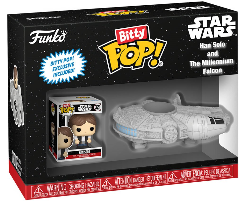 Funko Bitty POP!: Star Wars - Han Solo and The Millennium Falcon