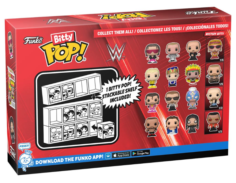 Funko Bitty POP!: WWE - Razor Ramon Mini-Figure 4-Pack