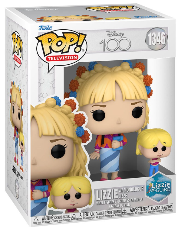 Funko POP! Television: Disney 100 - Lizzie w/ Monologue Lizzie #1346 (Lizzie McGuire)