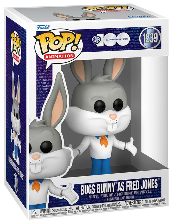 Funko POP! Animation: Warner Bros 100 - Bugs Bunny as Fred Jones #1239