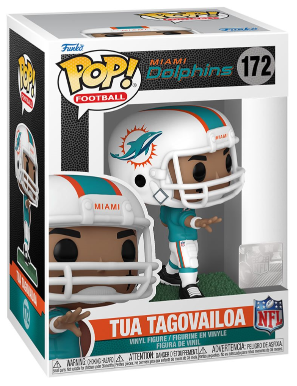 Funko POP! Football: Miami Dolphins - Tua Tagovailoa #172