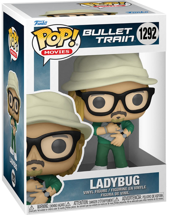Funko POP! Movies: Bullet Train - Ladybug #1292 (Limited Chase Edition)
