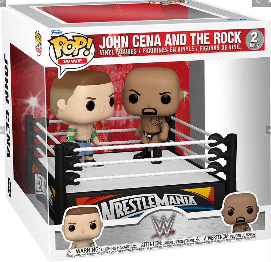 Funko POP! WWE: WWE - John Cena and The Rock 2 Pack (2012)